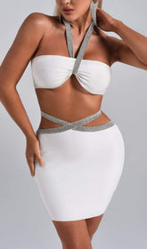 Varna Mini-Bandagekleid mit Cutout